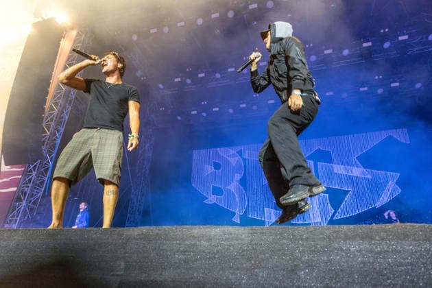 The Berlin-based rap, hip-hop, and trap band BHZ at the Highfield Festival 2026 on Lake Störmthal near Großpösna. The current BHZ lineup for 2026 consists of * Longus Mongus (rapper) * Ion Miles (rapper) * Monk (rapper) * Big Pat (rapper) * MotB (producer) * Sami (producer) * Themba (producer) Highfield 2026 Day 1 BHZ