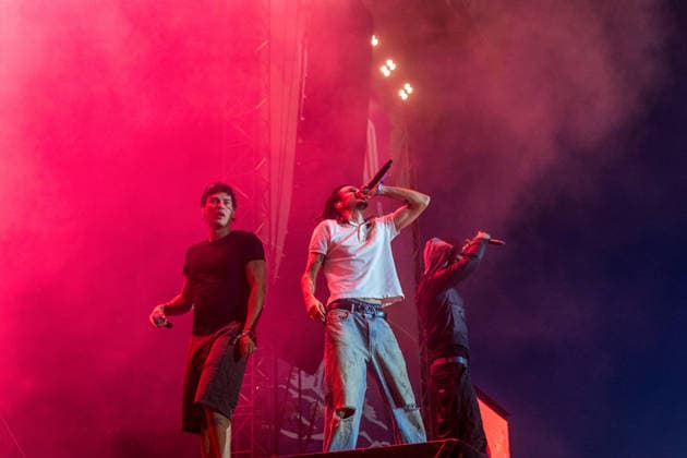 The Berlin-based rap, hip-hop, and trap band BHZ at the Highfield Festival 2026 on Lake Störmthal near Großpösna. The current BHZ lineup for 2026 consists of * Longus Mongus (rapper) * Ion Miles (rapper) * Monk (rapper) * Big Pat (rapper) * MotB (producer) * Sami (producer) * Themba (producer) Highfield 2026 Day 1 BHZ