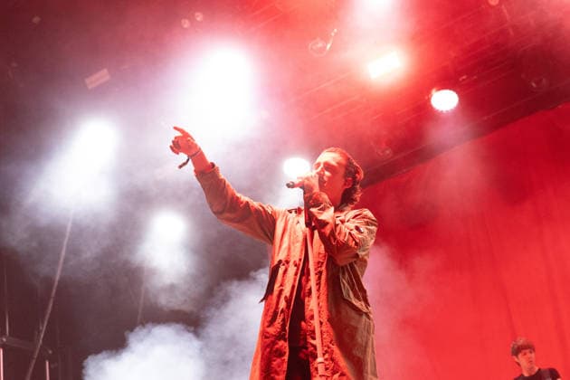 German singer and rapper Levin Liam on the first day of Highfield 2026 Highfield 2026 Day 1 Levin Liam