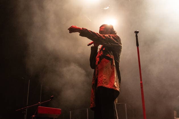 German singer and rapper Levin Liam on the first day of Highfield 2026 Highfield 2026 Day 1 Levin Liam