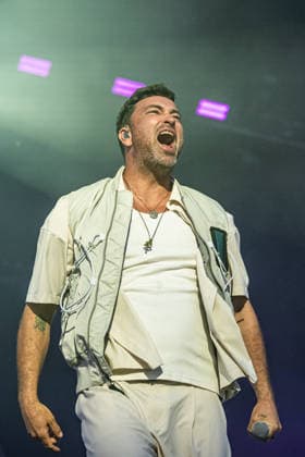 Rostock, Germany, August 14, 2026 Marteria Zum Glück in die Zukunft Tour 2026 Rostock Pictured: Marten Laciny (Marteria) Copyright: xFotostandx xVoelkerx