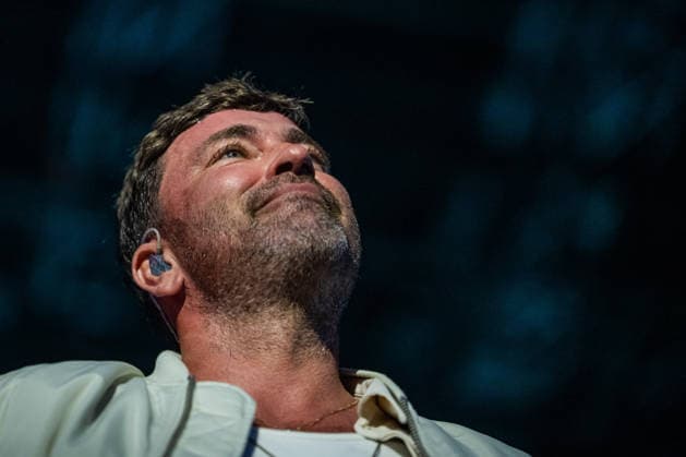 Rostock, Germany, August 14, 2026 Marteria Zum Glück in die Zukunft Tour 2026 Rostock Pictured: Marten Laciny (Marteria) looks pleased Copyright: xFotostandx xVoelkerx