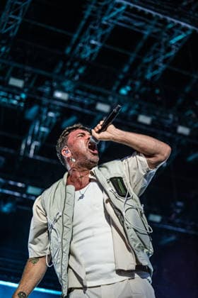 Rostock, Germany, August 14, 2026 Marteria Zum Glück in die Zukunft Tour 2026 Rostock Pictured: Marten Laciny (Marteria) Copyright: xFotostandx xVoelkerx