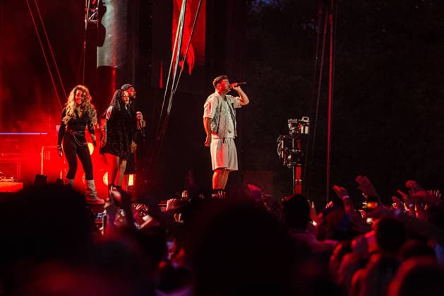 Rostock, Germany, August 14, 2026 Marteria Zum Glück in die Zukunft Tour 2026 Rostock In the Photo Copyright: xFotostandx xVoelkerx