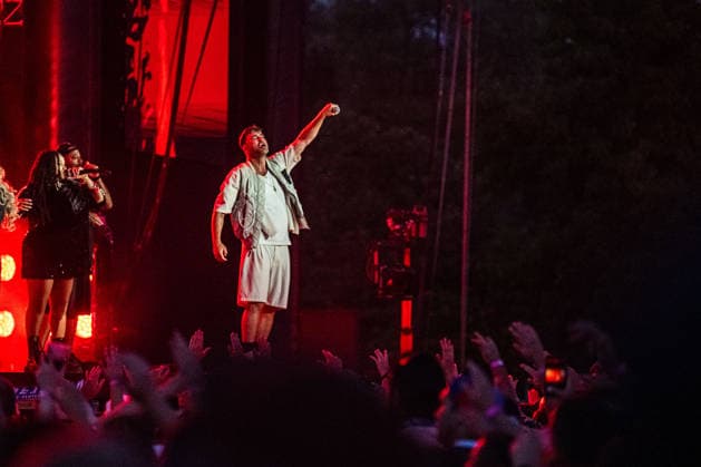 Rostock, Germany, August 14, 2026 Marteria Zum Glück in die Zukunft Tour 2026 Rostock In the Photo Copyright: xFotostandx xVoelkerx