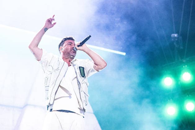 Rostock, Germany, August 14, 2026 Marteria Zum Glück in die Zukunft Tour 2026 Rostock Pictured: Marten Laciny (Marteria) Copyright: xFotostandx xVoelkerx
