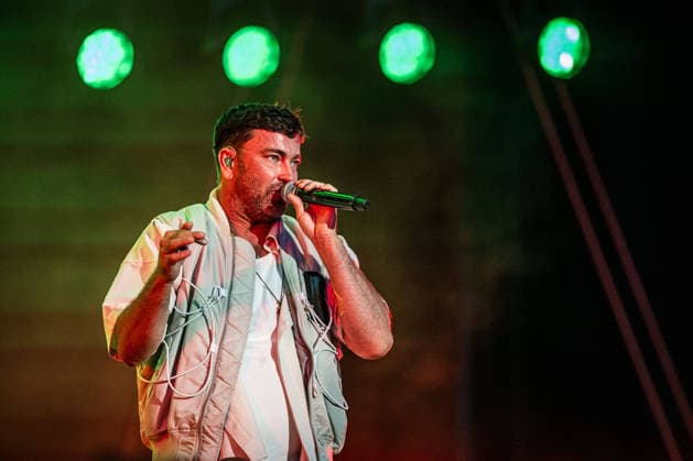 Rostock, Germany, August 14, 2026 Marteria Zum Glück in die Zukunft Tour 2026 Rostock Pictured: Marten Laciny (Marteria) Copyright: xFotostandx xVoelkerx