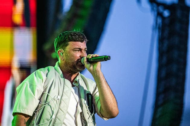 Rostock, Germany, August 14, 2026 Marteria Zum Glück in die Zukunft Tour 2026 Rostock Pictured: Marten Laciny (Marteria) Copyright: xFotostandx xVoelkerx