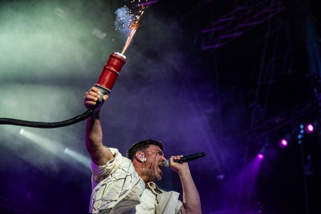 Rostock, Germany, August 14, 2026 Marteria Zum Glück in die Zukunft Tour 2026 Rostock Pictured: Marten Laciny (Marteria) Copyright: xFotostandx xVoelkerx