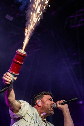 Rostock, Germany, August 14, 2026 Marteria Zum Glück in die Zukunft Tour 2026 Rostock Pictured: Marten Laciny (Marteria) Copyright: xFotostandx xVoelkerx