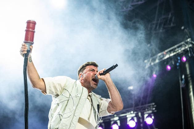 Rostock, Germany, August 14, 2026 Marteria Zum Glück in die Zukunft Tour 2026 Rostock Pictured: Marten Laciny (Marteria) Copyright: xFotostandx xVoelkerx