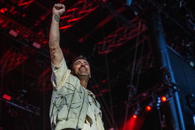 Rostock, Germany, August 14, 2026 Marteria Zum Glück in die Zukunft Tour 2026 Rostock Pictured: Marten Laciny (Marteria) Copyright: xFotostandx xVoelkerx