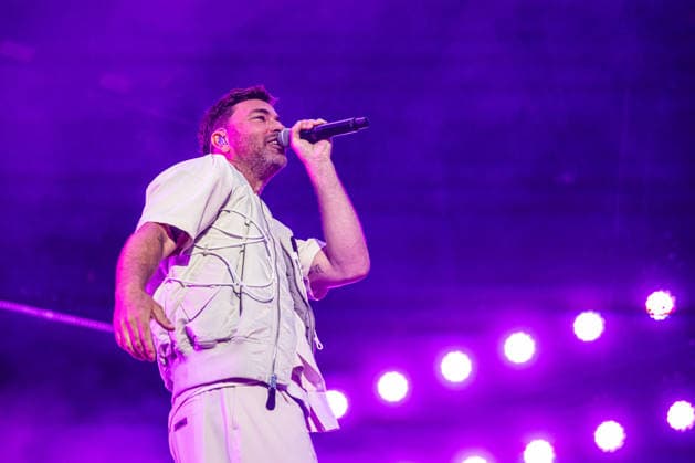 Rostock, Germany, August 14, 2026 Marteria Zum Glück in die Zukunft Tour 2026 Rostock Pictured: Marten Laciny (Marteria) Copyright: xFotostandx xVoelkerx
