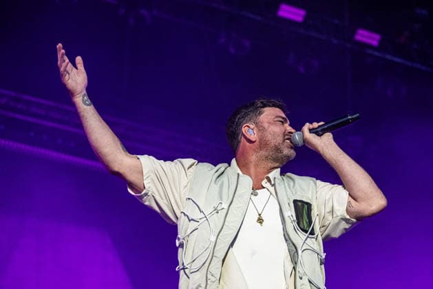 Rostock, Germany, August 14, 2026 Marteria Zum Glück in die Zukunft Tour 2026 Rostock Pictured: Marten Laciny (Marteria) Copyright: xFotostandx xVoelkerx