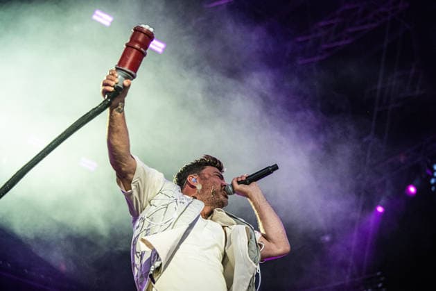 Rostock, Germany, August 14, 2026 Marteria Zum Glück in die Zukunft Tour 2026 Rostock Pictured: Marten Laciny (Marteria) Copyright: xFotostandx xVoelkerx
