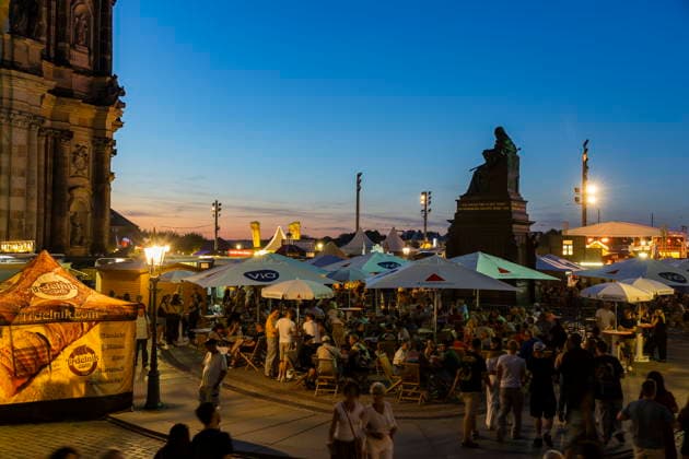 Dresden City Festival The Dresden City Festival attracts tens of thousands of visitors every year Schloßplatz, Dresden, Saxony, Germany