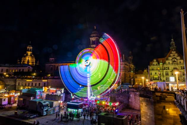 Dresden City Festival The Dresden City Festival attracts tens of thousands of visitors every year Swing on the Terrassenufer Dresden, Saxony, Germany