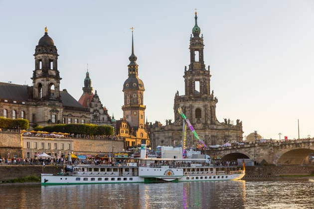Dresden City Festival The Dresden City Festival attracts tens of thousands of visitors every year. Dresden, Saxony, Germany