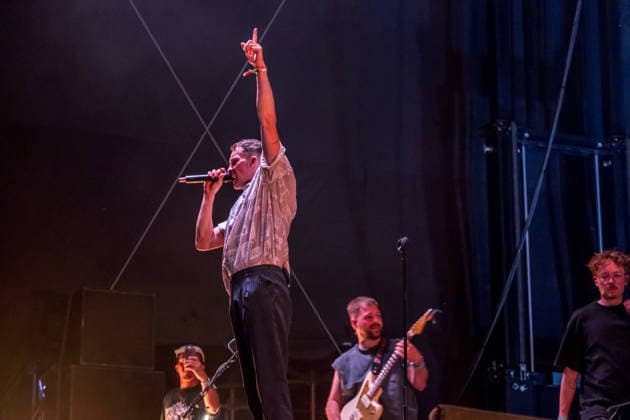 The German pop-rock band Das Lumpenpack: Vocals: Jonas Frömming; Vocals, Guitar: Maximilian Kennel; Drums: Alexandra Eckert (since 2020); Guitar, keyboard; Jason Bartsch (joined in 2020), bass; Lola Schrode at Highfield 2026, south of Leipzig; Highfield Day 2: Das Lumpenpack