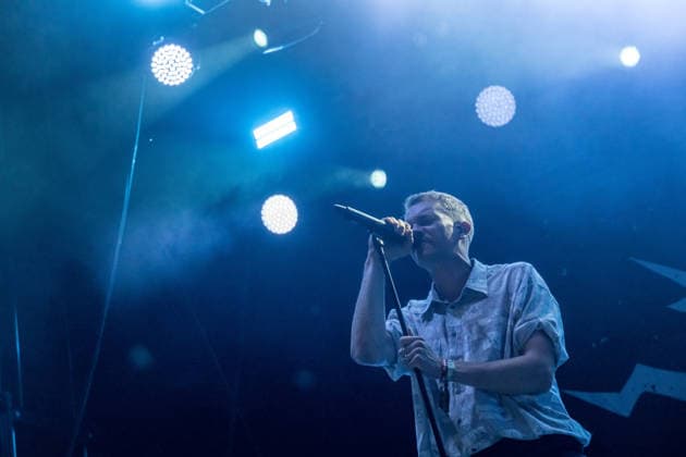 The German pop-rock band Das Lumpenpack: Vocals: Jonas Frömming; Vocals, Guitar: Maximilian Kennel; Drums: Alexandra Eckert (since 2020); Guitar, keyboard; Jason Bartsch (joined in 2020), bass; Lola Schrode at Highfield 2026, south of Leipzig; Highfield Day 2: Das Lumpenpack