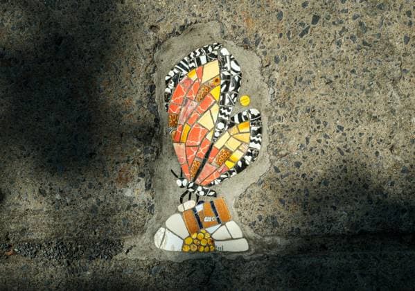 August 15, 2026, Montreal, Quebec, Canada: Les insectes et la Fo e: Insects Come to Life Through Mosaic Art..Montrealâ€⠢s Pointe-aux-Trembles is home to Les insectes et la Fo e, a public art project by Montreal artist Laurence Petit. Created as part of the Insectariumâ€⠢s Co lo brations de lâ€⠢entomophilie, the project features 22 colorful mosaics inspired by the fascinating world of insects...Spanning approximately two kilometres, the artistic trail invites visitors to discover bees, butterflies, beetles, dragonflies and other tiny creatures hidden throughout the neighborhood. Through these playful mosaics, Petit offers a unique perspective on urban nature and encourages people to look more closely at the insects aro - ZUMAs278 20260815_zip_s278_023 Copyright: xSerkanxSenturkx