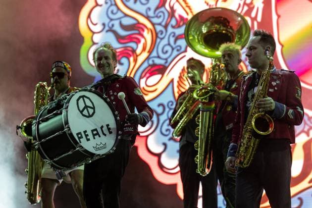 August 15, 2026, Paredes De Coura, Braga, Portugal: MEUTE, the German techno?marching band, perform on the main stage during the final day of Vodafone Paredes de Coura. Paredes De Coura Portugal - ZUMAs197 20260815_aaa_s197_327 Copyright: xDiogoxBaptistax