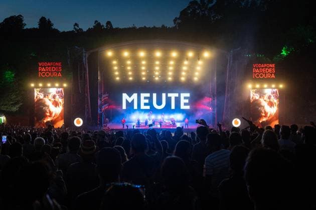 August 15, 2026, Paredes De Coura, Braga, Portugal: MEUTE, the German techno?marching band, perform on the main stage during the final day of Vodafone Paredes de Coura. Paredes De Coura Portugal - ZUMAs197 20260815_aaa_s197_318 Copyright: xDiogoxBaptistax