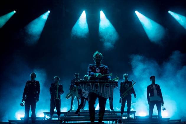 August 15, 2026, Paredes De Coura, Braga, Portugal: MEUTE, the German techno?marching band, perform on the main stage during the final day of Vodafone Paredes de Coura. Paredes De Coura Portugal - ZUMAs197 20260815_aaa_s197_314 Copyright: xDiogoxBaptistax