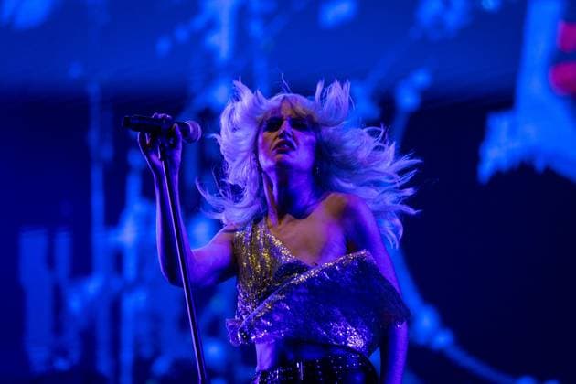 August 16, 2026, Paredes De Coura, Braga, Portugal: Amy Taylor and the Australian punk rock band Amyl and The Sniffers perform on the main stage during the final day of Vodafone Paredes de Coura. Paredes De Coura Portugal - ZUMAs197 20260816_aaa_s197_001 Copyright: xDiogoxBaptistax
