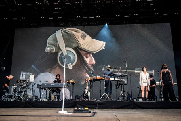 Blood Orange live at Syd for Solen 2026 Copenhagen, Denmark. 15th, August 2026. The British singer, songwriter and musician Blood Orange performs a live concert during the Danish music festival Syd For Solen 2026 in Copenhagen. Denmark, Copenhagen  Copyright: xGonzalesxPhoto MathiasxBakxLarsenx