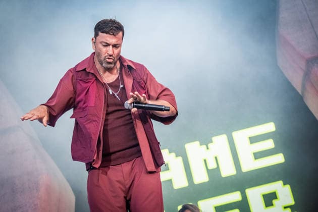 German rapper Marteria Marten Laciny on the third day of the Highfield 2026 festival Highfield 2026 Day 3 Marteria