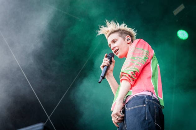 German rock musician Deine Cousine Ina Bredehorn on the third day of the Highfield 2026 festival Highfield 2026 Day 3 Deine Cousine