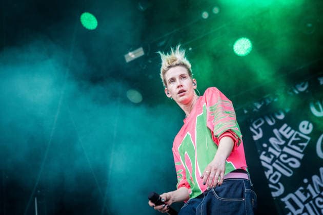 German rock musician Deine Cousine Ina Bredehorn on the third day of the Highfield 2026 festival Highfield 2026 Day 3 Deine Cousine