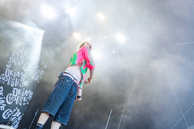 German rock musician Deine Cousine Ina Bredehorn on the third day of the Highfield 2026 festival Highfield 2026 Day 3 Deine Cousine