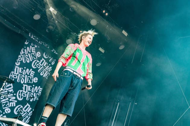 German rock musician Deine Cousine Ina Bredehorn on the third day of the Highfield 2026 festival Highfield 2026 Day 3 Deine Cousine