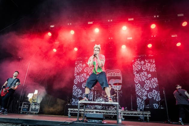 German rock musician Deine Cousine Ina Bredehorn on the third day of the Highfield 2026 festival Highfield 2026 Day 3 Deine Cousine