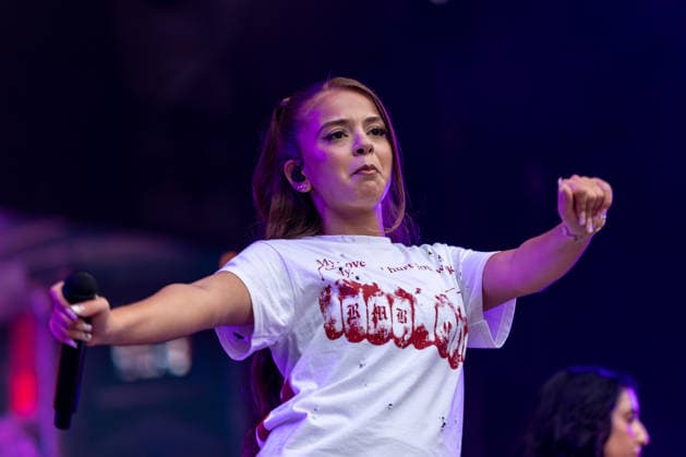 ZAH1DE Concert at Kunst Rasen Bonn, August 16, 2026: Berlin-based rapper ZAH1DE (Zahide Kayaci) during her open-air live performance at Kunst Rasen Bonn in Bonn, Gronau, North Rhine-Westphalia, Germany Copyright: xMarcxJohnx