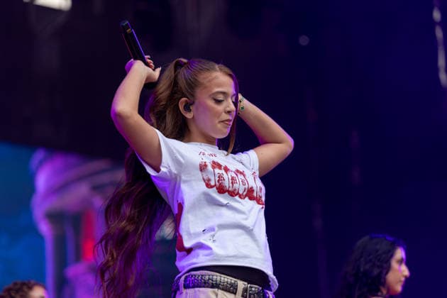 ZAH1DE Concert at Kunst Rasen Bonn, August 16, 2026: Berlin-based rapper ZAH1DE (Zahide Kayaci) during her open-air live performance at Kunst Rasen Bonn in Bonn, Gronau, North Rhine-Westphalia, Germany Copyright: xMarcxJohnx
