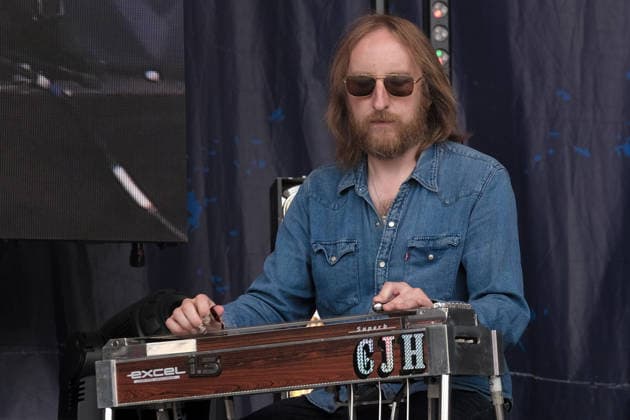 August 15, 2026, Williamscot, Oxfordshire, United Kingdom: CJ Hillman pedal steel player with UK-based Soft Rock and Americana band Rob Jones and the Restless Dream performing live on stage at Fairport s Cropredy Convention. Williamscot United Kingdom - ZUMAs197 20260815_aaa_s197_621 Copyright: xDawnxFletcher-Parkx