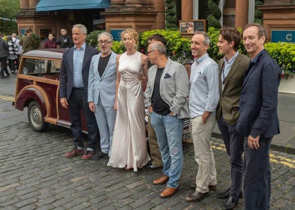 Borges and Me Photocall, Edinburgh Film Festival 2026, Leith Theatre, Edinburgh, United Kingdom, 16 August 2026 Alan Cumming, Freya Mavor, Fionn Whitehead, Luis Gnecco and Marc Turtletaub attending the Borges and Me Photocall for the Edinburgh Film Festival 2026 at the Leith Theatre, Edinburgh, United Kingdom, Credit:Phil Allwright Phillip Allwright Avalon United Kingdom, Edinburgh, Leith Theatre Copyright: xPhilxAllwrightx xPhillipxAllwrightx xAvalonx 1124512337