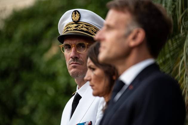 Liberation Ceremony in Bormes-les-Mimosas PHOTOPQR NICE MATIN Camille Dodet Bormes-les-Mimosas Bormes-les-Mimosas August 18, 2026 Photo PQR Camille Dodet Var Matin August 17, 2026 Bormes-les-Mimosas Final Liberation Ceremony in Bormes-les-Mimosas for President of the Republic Emmanuel Macron Photo: PQR, Camille Dodet, Var Matin, August 17, 2026, Bormes-les-Mimosas Final Liberation Ceremony in Bormes-les-Mimosas for President of the Republic Emmanuel Macron Pictured is the Prefect of the Var, Simon Babre. French President Emmanuel Macron during a ceremony commemorating the 82nd anniversary of the Allied Operation Dragoon landings in Provence and the liberation of the village of Bormes-les-Mimosas during World War II, in Bormes-les-Mimosas, Copyright: xPHOTOPQR NICExMATIN MAXPPPxCamillexDodetx 20260817NIM4309 20260817NIM4309