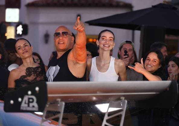 The Fast And Furious 25th Anniversary Screening in Los Angeles The Fast And Furious 25th Anniversary Screening at Directors Village Theater in Westwood, California on 8 17 26. 17 Aug 2026 Pictured: ordana Brewster, Vin Diesel, Meadow Walker, Michelle Rodriguez.  Copyright: xThexMegaxAgencyxRiverx xMEGAx