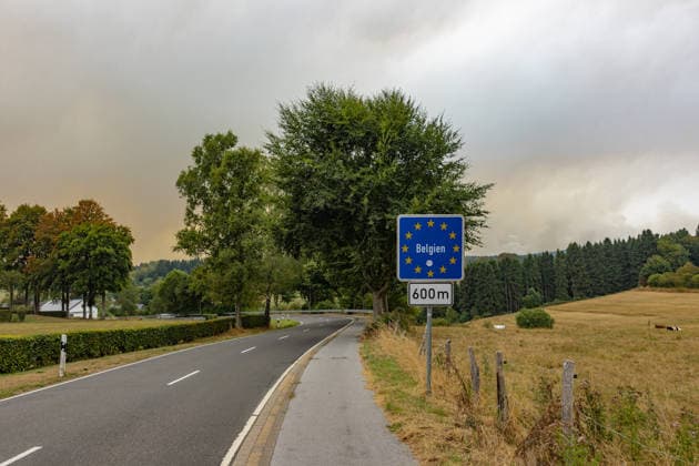 Forest fire in the High Fens: View from Copyright: xMarcxJohnx