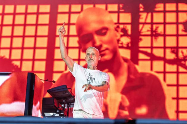 Moby concert at Kunst Rasen Bonn on August 18, 2026. American electronic musician Moby (Richard Melville Hall) performing live at an open-air concert at Kunst Rasen Bonn in Bonn, Gronau, North Rhine-Westphalia, Germany Copyright: xMarcxJohnx
