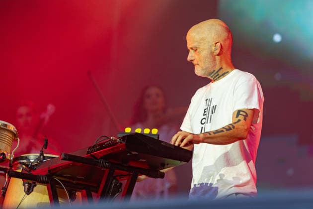 Moby concert at Kunst Rasen Bonn on August 18, 2026. American electronic musician Moby (Richard Melville Hall) performing live at an open-air concert at Kunst Rasen Bonn in Bonn, Gronau, North Rhine-Westphalia, Germany Copyright: xMarcxJohnx