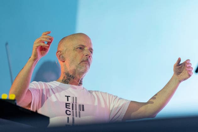 Moby concert at Kunst Rasen Bonn on August 18, 2026. American electronic musician Moby (Richard Melville Hall) performing live at an open-air concert at Kunst Rasen Bonn in Bonn, Gronau, North Rhine-Westphalia, Germany Copyright: xMarcxJohnx