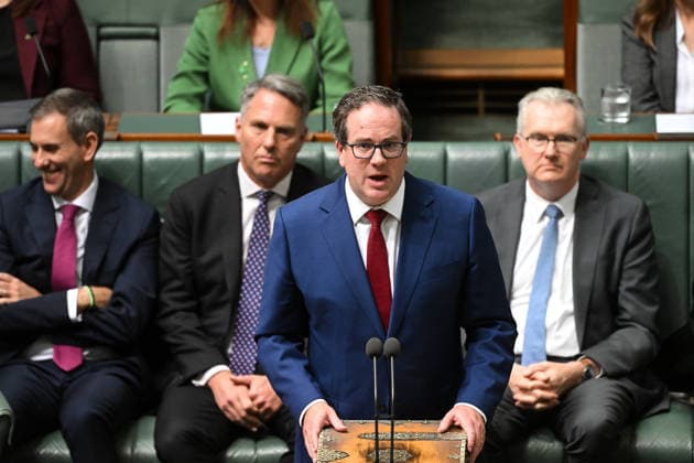 QUESTION TIME, Australian Veterans™ Affairs Minister Matt Keogh speaks during Question Time in the House of Representatives at Parliament House in Canberra, Wednesday, August 19, 2026. ( NO ARCHIVING CANBERRA AUSTRALIAN CAPITAL TERRITORY AUSTRALIA  Copyright: xLUKASxCOCHx 20260819123958615373