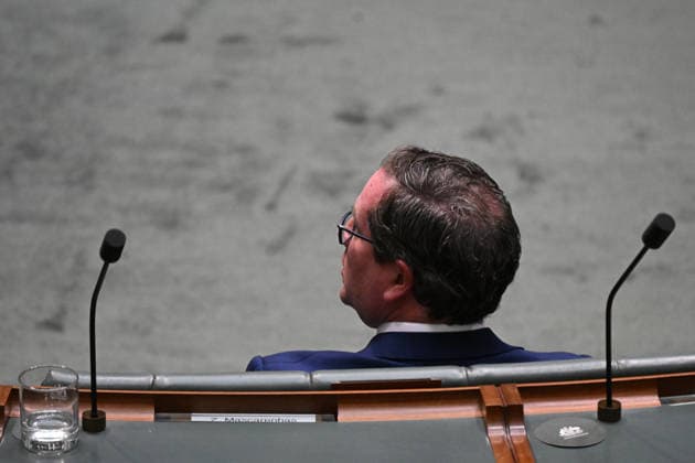 QUESTION TIME, Australian Veterans™ Affairs Minister Matt Keogh reacts during Question Time in the House of Representatives at Parliament House in Canberra, Wednesday, August 19, 2026. ( NO ARCHIVING CANBERRA AUSTRALIAN CAPITAL TERRITORY AUSTRALIA  Copyright: xLUKASxCOCHx 20260819184638054600