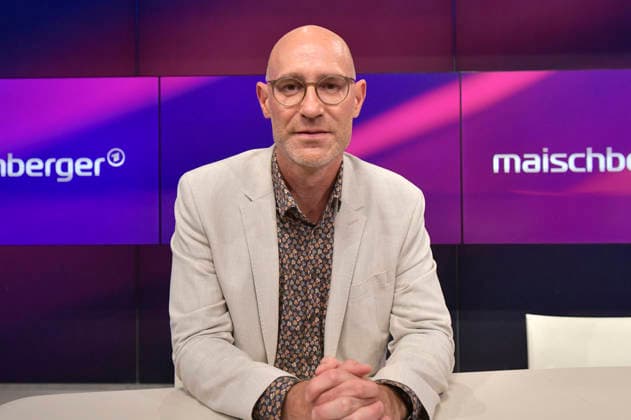 Lars Sänger on the ARD talk show *maischberger* at the studio in Berlin-Adlershof, Berlin, August 18, 2026 Foto:xM.xBehrensx xFuturexImagex maischberger1808_6810