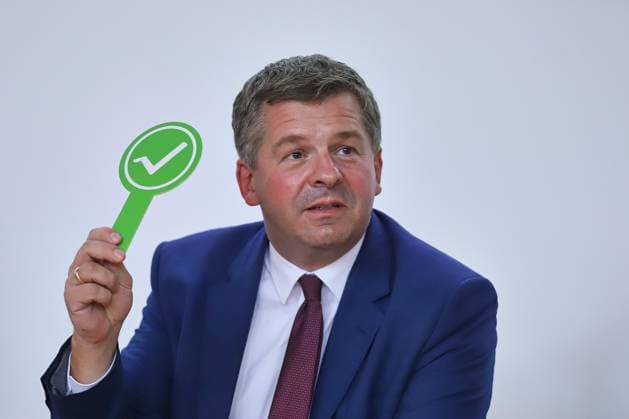 Halle-Saale, Saxony-Anhalt, Germany, August 18, 2026 Leibniz Institute for Agricultural Development in Transition Economies (IAMO) IHK Election Forum Sven Schulze, CDU Copyright: xdtsxNachrichtenagenturx dts_130448